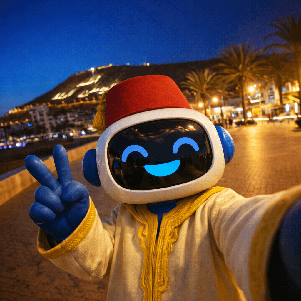 DarijaGPT landing illustration